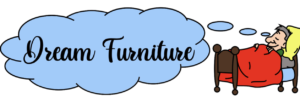 A blue cloud with the word furniture written in it.